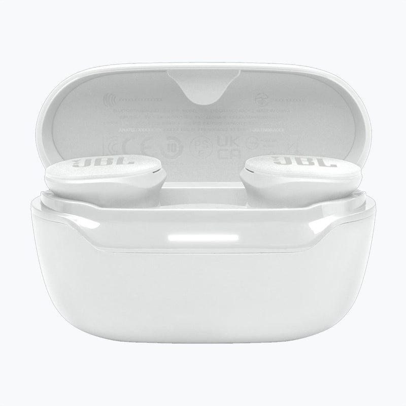 Auriculares Deportivos JBL Endurance Race 2, TWS de Alto Rendimiento con IP68 y ANC, Blanco