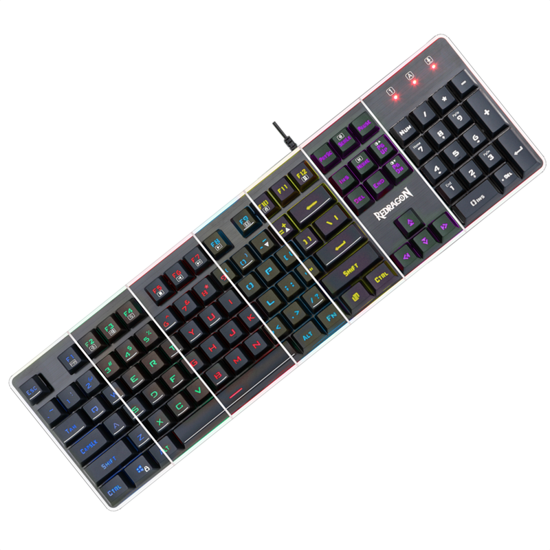 Teclado Gamer Redragon K509 Dyaus 2 Rgb / Semi-mecánico