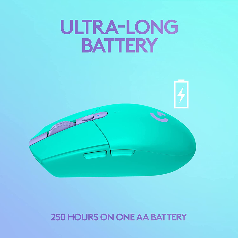 Mouse Gamer Inalámbrico Logitech G305 / 12000dpi - Mint