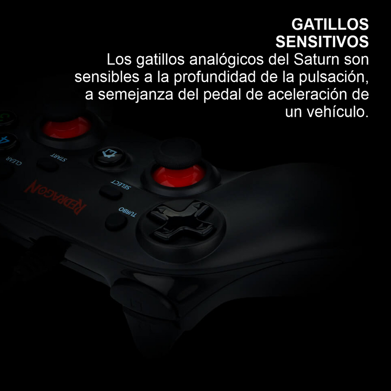 Control De Juegos Gamepad Usb, Redragon G807 Saturn Pc / Ps3