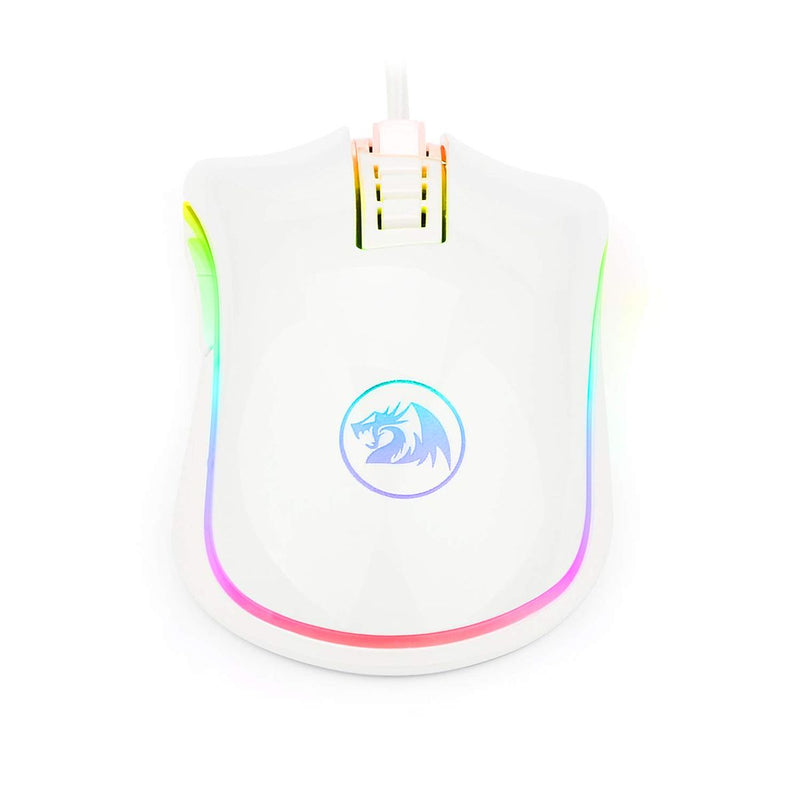 Mouse Gamer Redragon M711 Cobra Chroma, 10k Dpi, 9 Keys, Wht