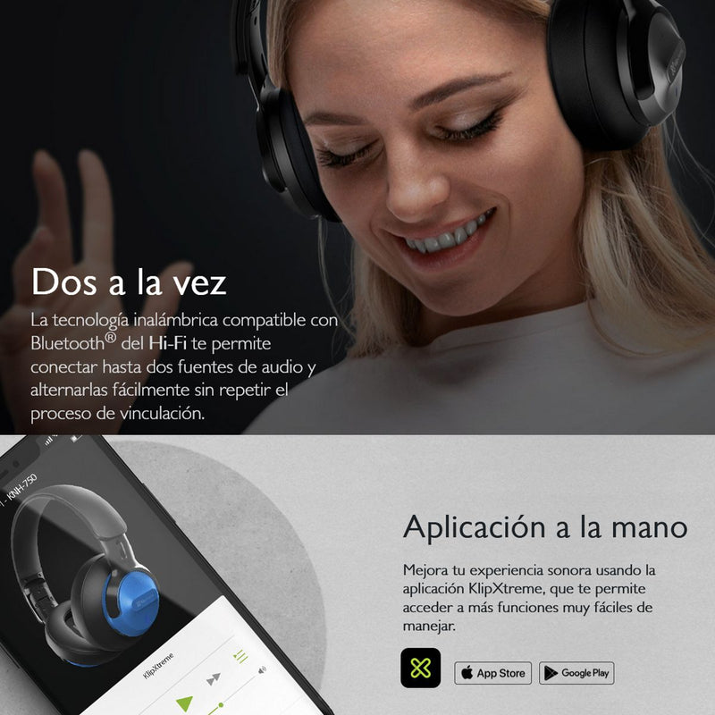 Audifonos Inalambricos Klipxtreme Hi-fi Knh-750bl