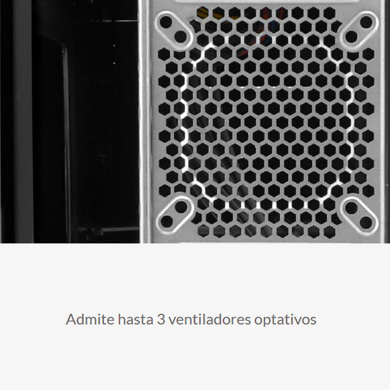 Gabinete Pc Chasis Atx + Fuente De Poder 600w, Xtech Xtq-200