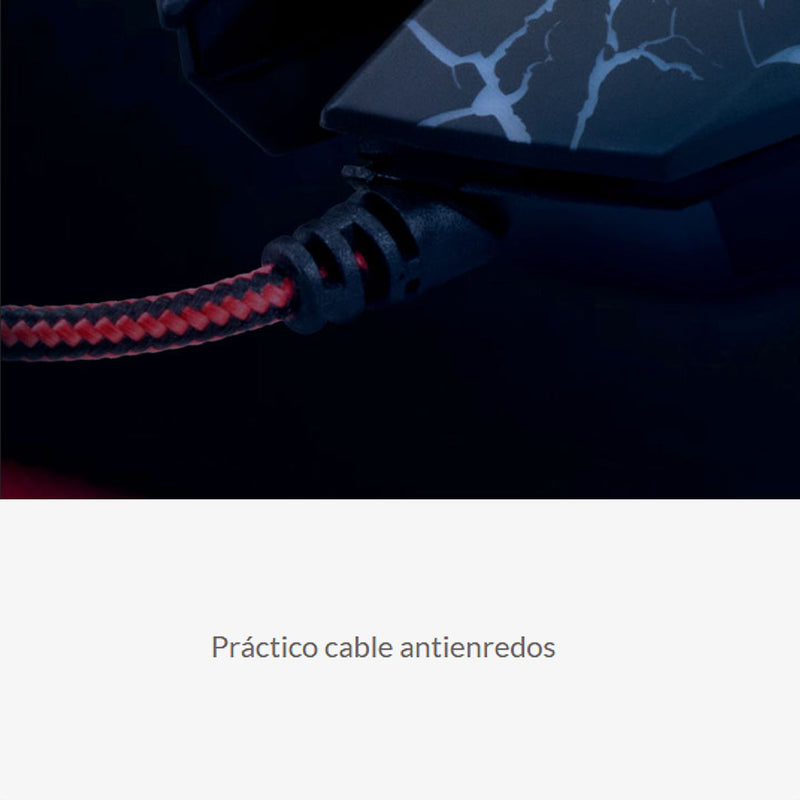 Mouse Gamer Rgb Xtech Xtm-510 Bellixus / 6 Botones / 2400dpi