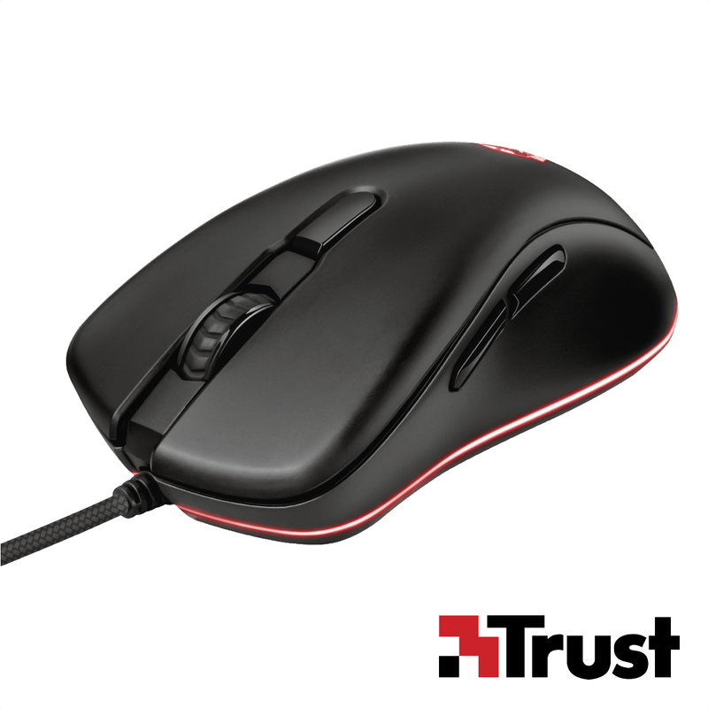 Mouse Gamer Rgb Trust Gxt 930 Jacx, 200~6400 Dpi / 6 Botones