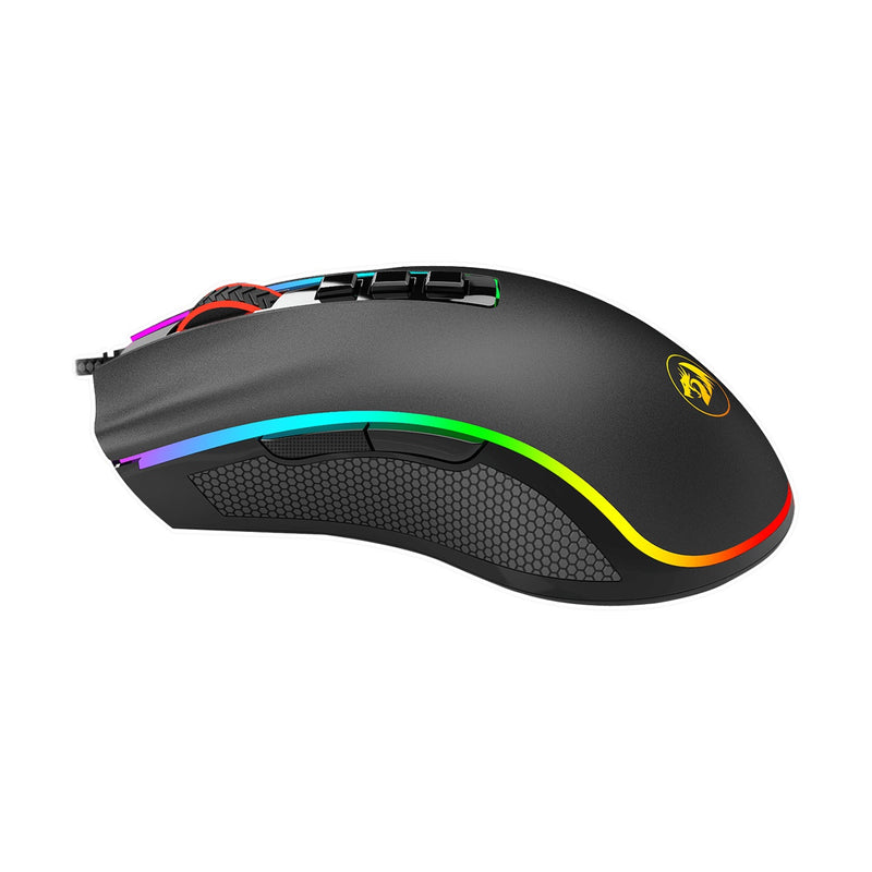 Mouse Gamer Redragon M711 Cobra Chroma, 10k Dpi, 9 Keys, Blk