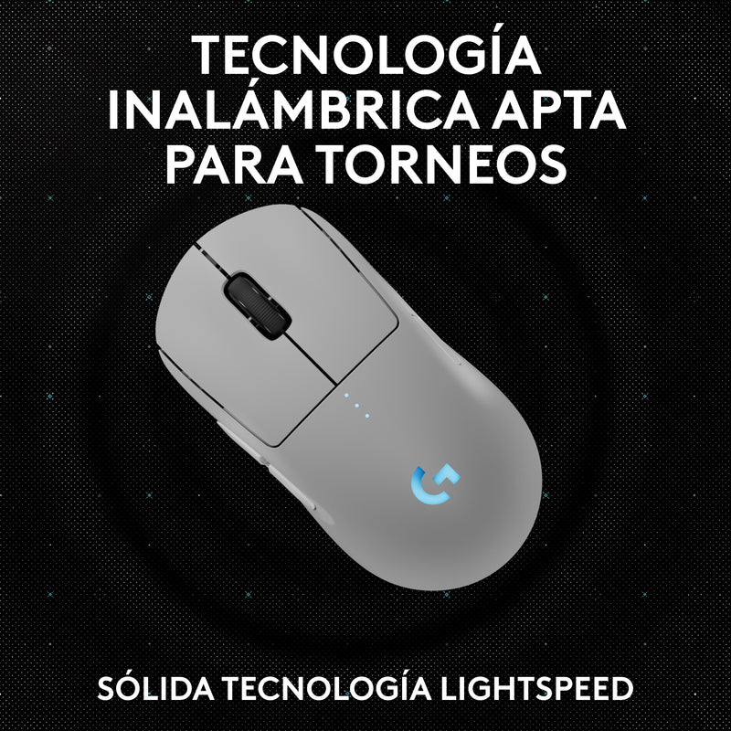 Mouse Gamer Inalámbrico Logitech G Pro 2 Lightspeed, Blanco
