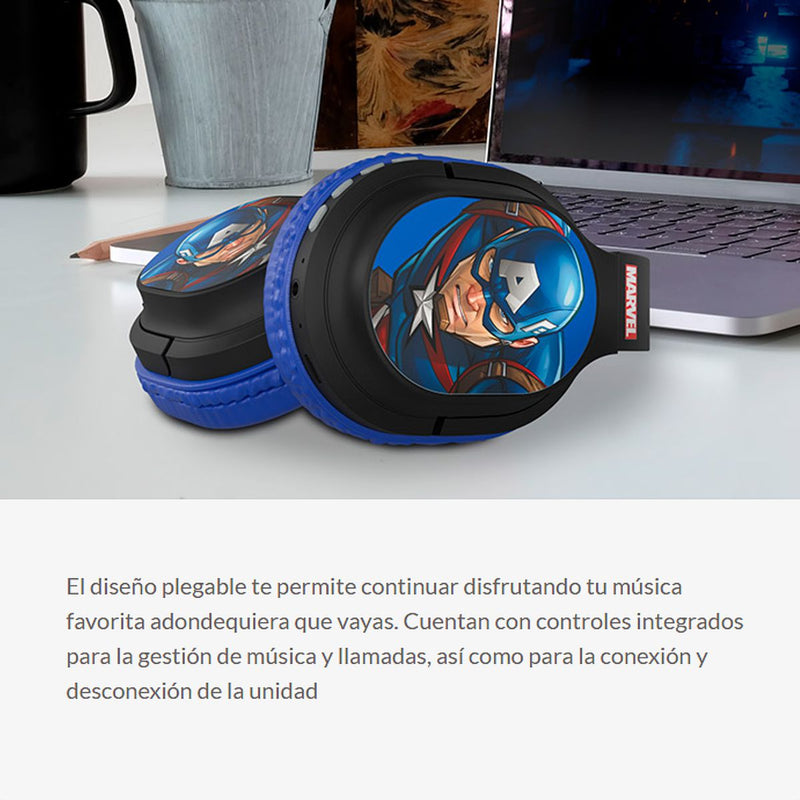 Diadema Inalámbrica Micrófono Xtech Edición Capitán América