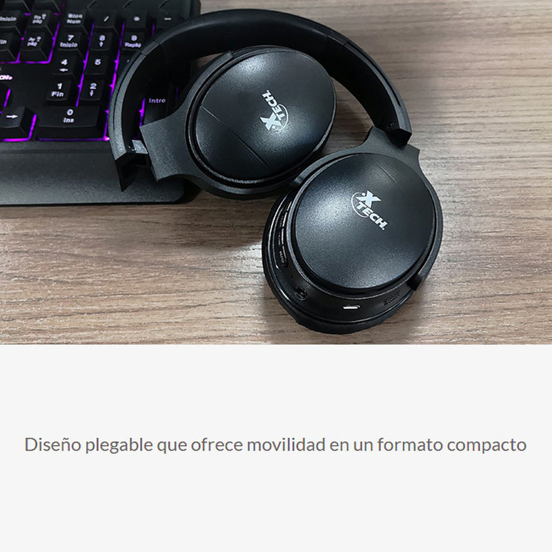 Audífonos Bluetooth 5.0 Xtech Xth-613, Micrófono / Micro Sd