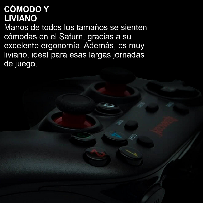 Control De Juegos Gamepad Usb, Redragon G807 Saturn Pc / Ps3