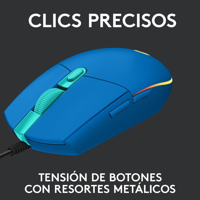 Mouse Gamer Logitech G203 Lightsync Rgb / 8000dpi - Azul