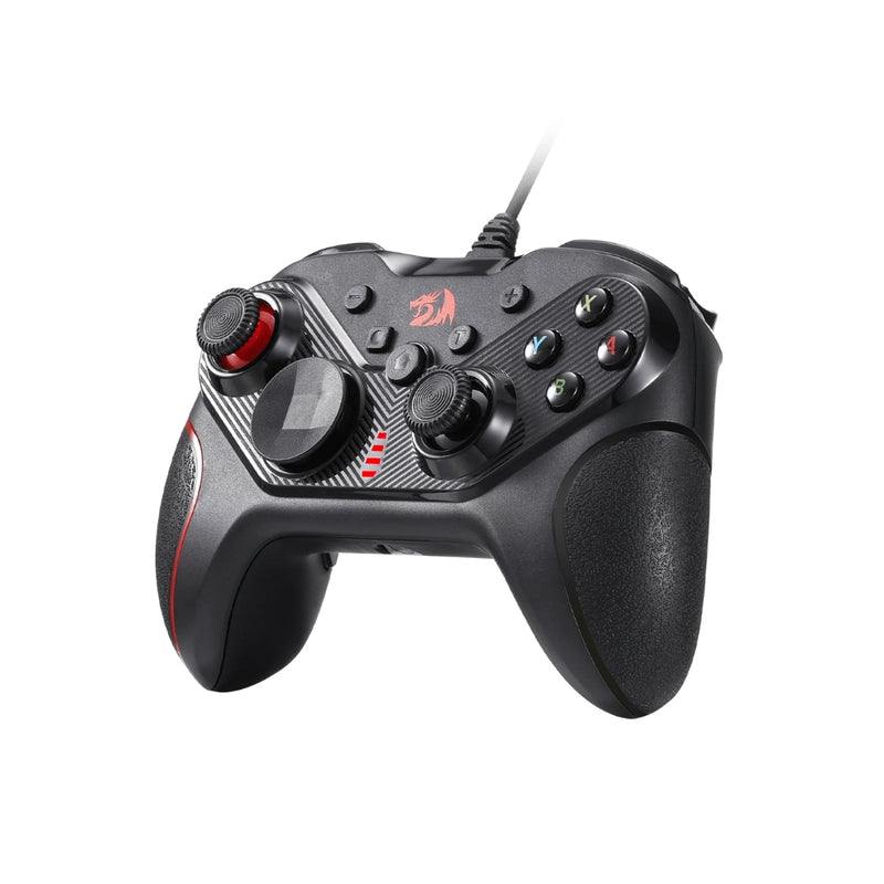Redragon Control Gamepad Rift G710 4 Macros Turbo Vibración Dual Plug&Play PC Switch PS3
