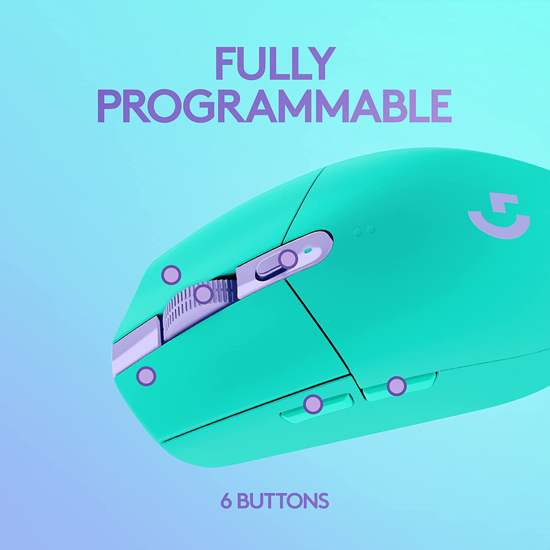 Mouse Gamer Inalámbrico Logitech G305 / 12000dpi - Mint