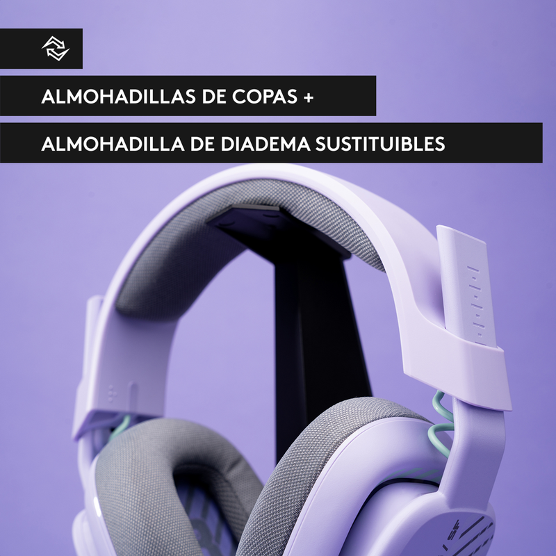 Audífonos Diadema Gamer Astro A10 Gen 2, Pc, Xbox, Ps5/ps4 Lila