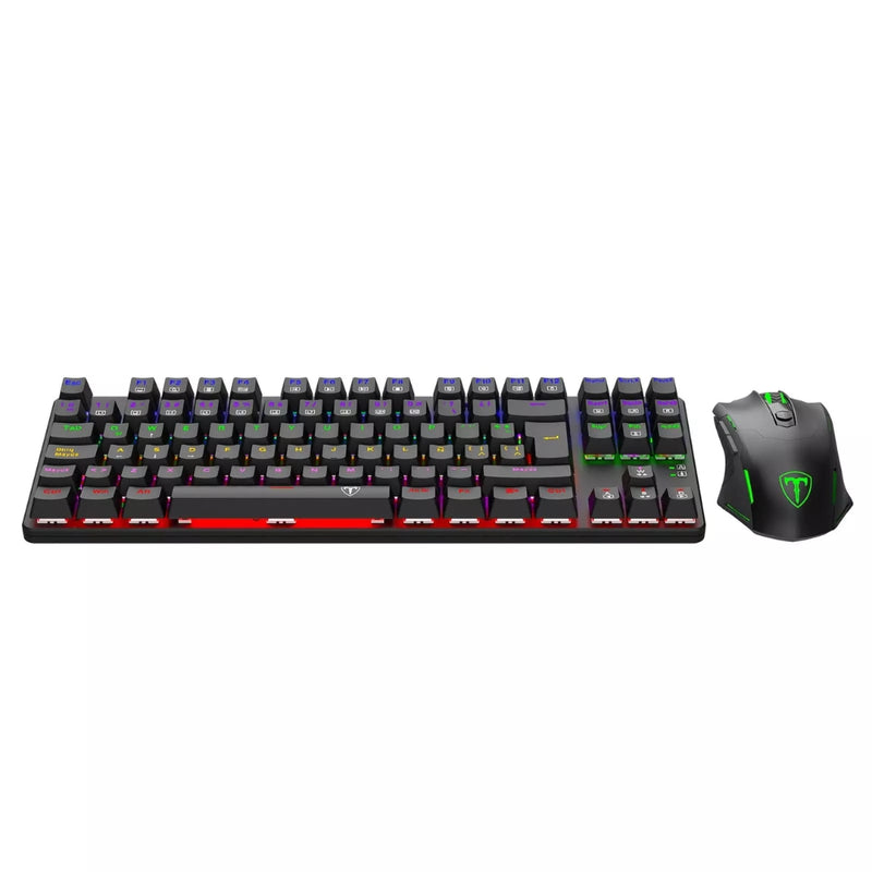 Combo Gamer 2 En 1 Teclado Mouse T-dagger Advance Force Lite