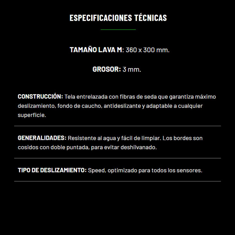 T-dagger T-tmp200 Lava M, Pad Mouse Gamer Medium 360x300x3mm