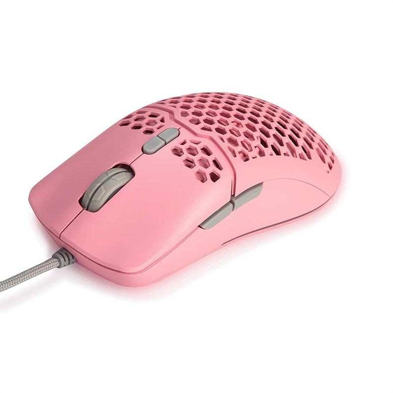 Mouse Gamer Delux M700a Rgb, Programable 7 Botones, Pink