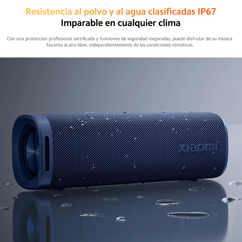 Xiaomi Sound Outdoor, Parlante Bt Portátil 30w Ip67 Tws, Azul