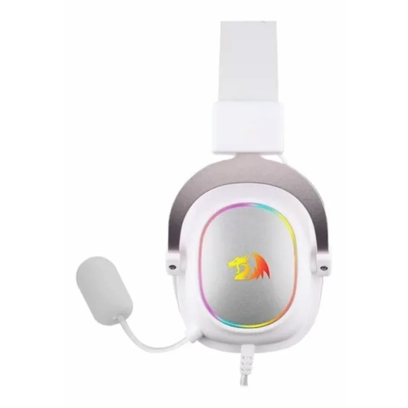 Diadema Gamer Redragon Zeus X con Cable, Controlador de Audio, Blanco