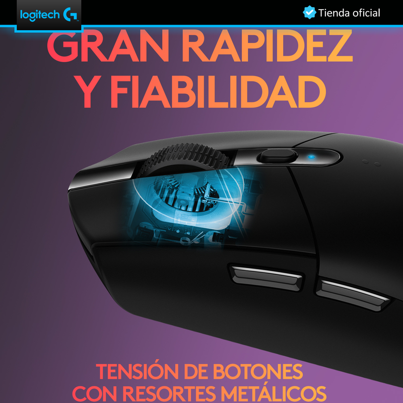 Mouse Gamer Inalámbrico Logitech G305 / 12000dpi - Negro