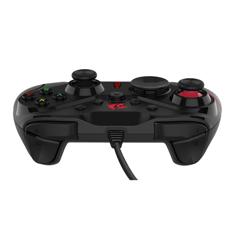 Redragon Control Gamepad Rift G710 4 Macros Turbo Vibración Dual Plug&Play PC Switch PS3