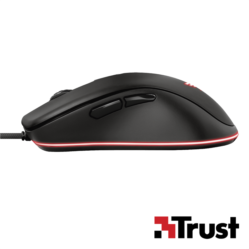 Mouse Gamer Rgb Trust Gxt 930 Jacx, 200~6400 Dpi / 6 Botones