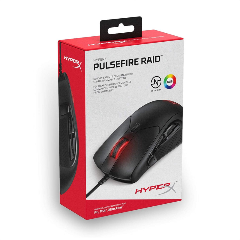 Hyperx Pulsefire Raid Mouse Gamer Rgb Programable 11 Botones