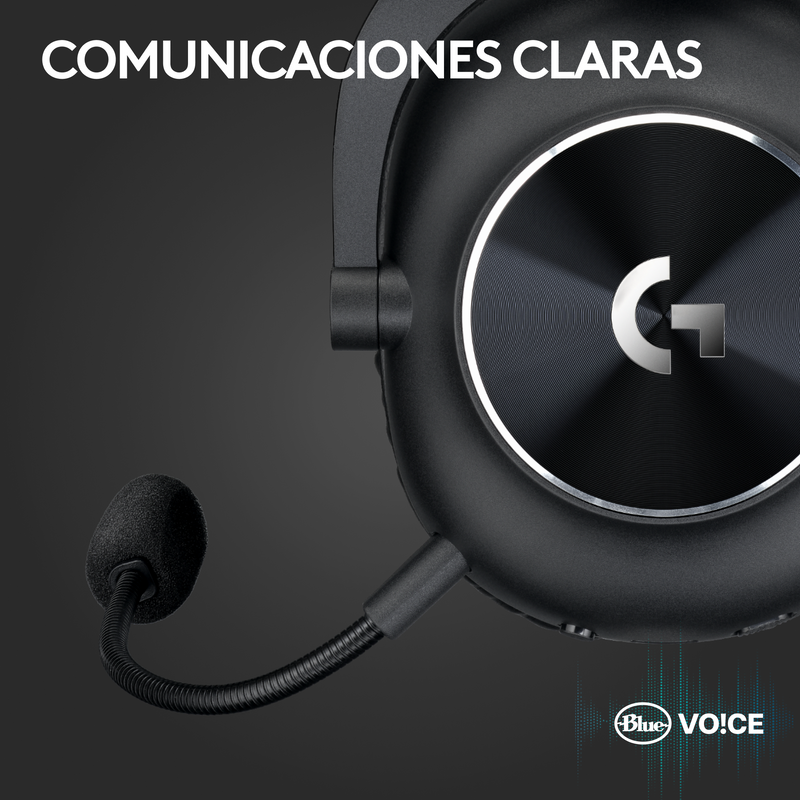 Diadema Gamer Logitech G Pro X 2, Lightspeed/bluetooth/3.5mm