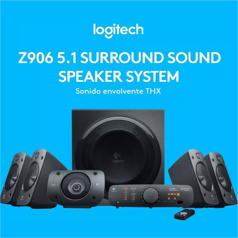 Sistema De Sonido 5.1 Logitech Z906 · 500 Watts Rms (reales)