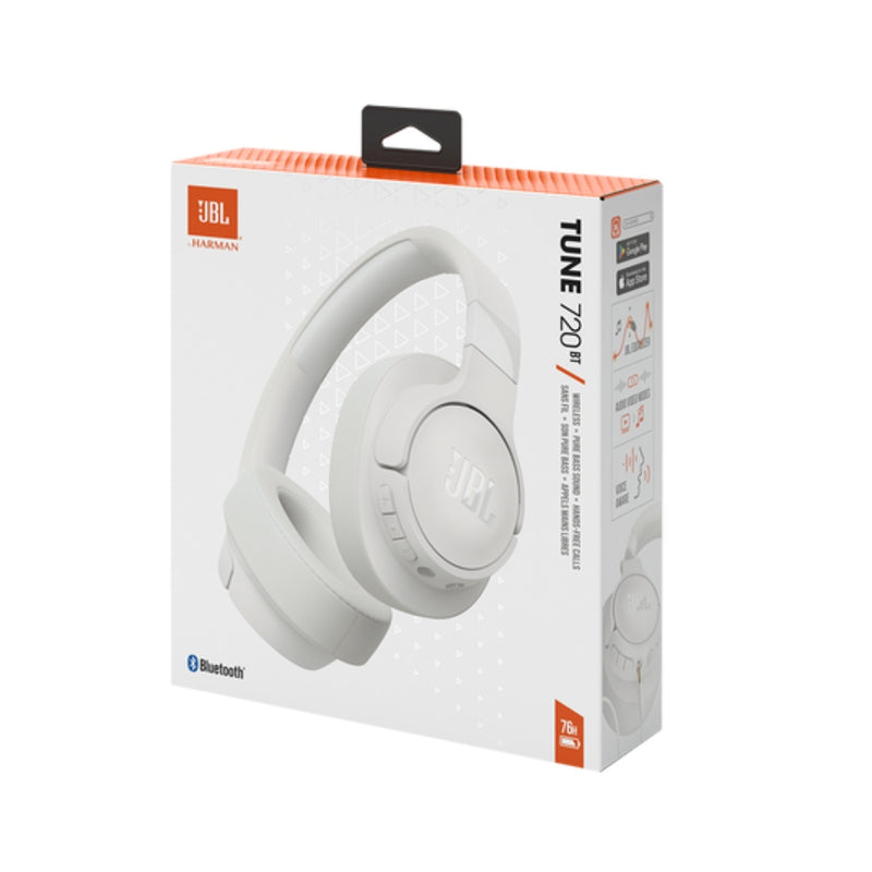 Jbl Tune 720bt, Diadema Bluetooth 5.3 Sonido Pure Bass Blanco