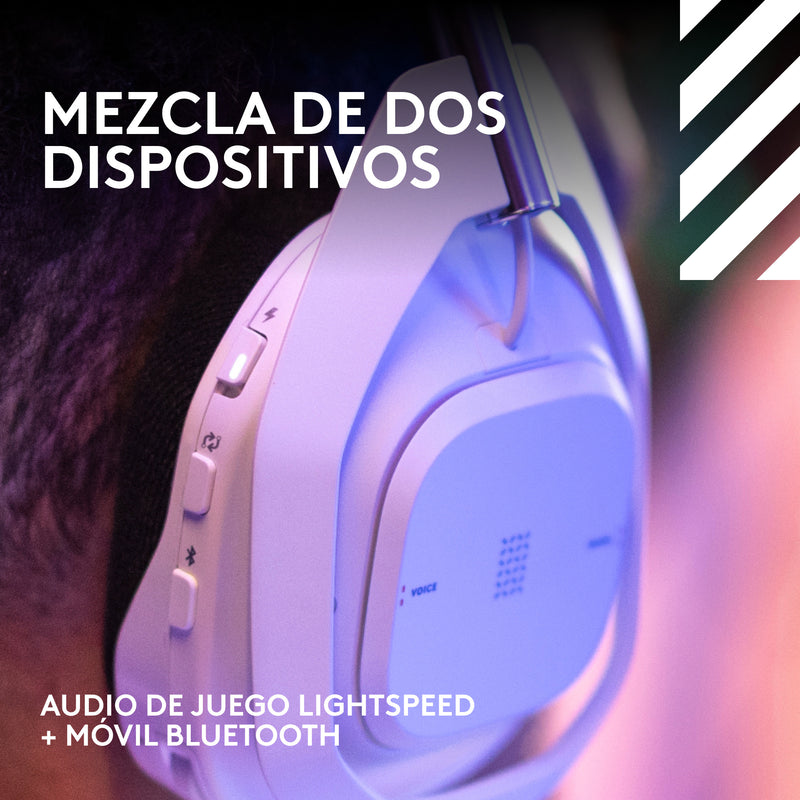 Diadema Gamer Inalámbrica + Base / Logitech Astro A50 X, Wht