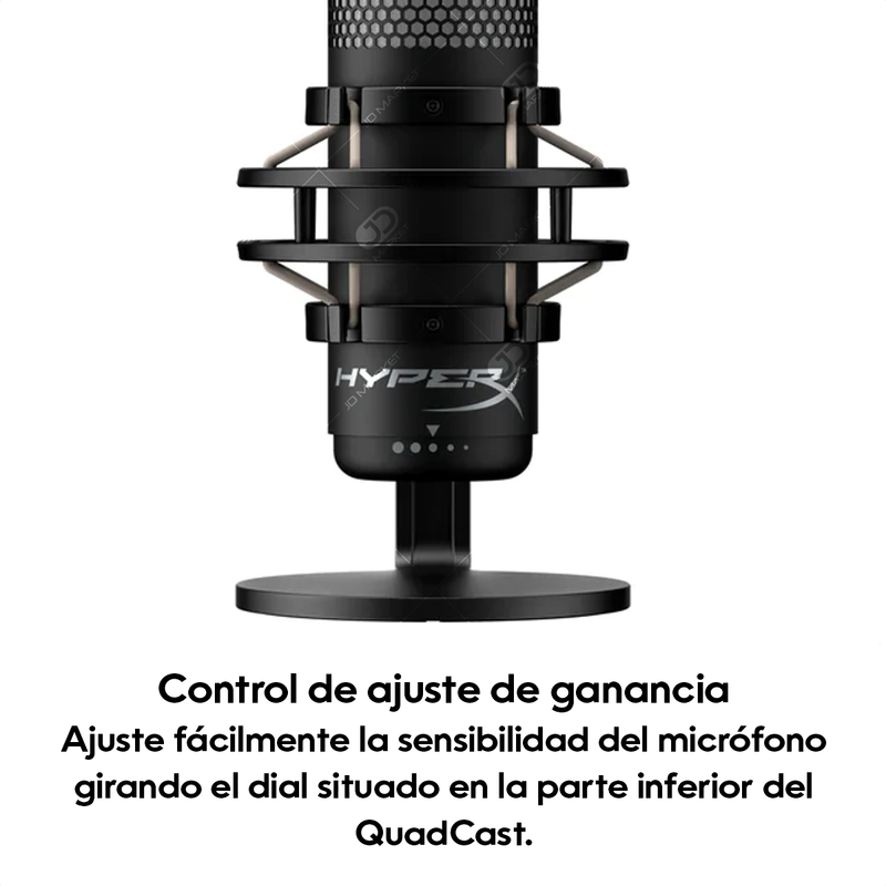 Hyperx Quadcast S, Micrófono Usb Multipatrón Gamer Streaming