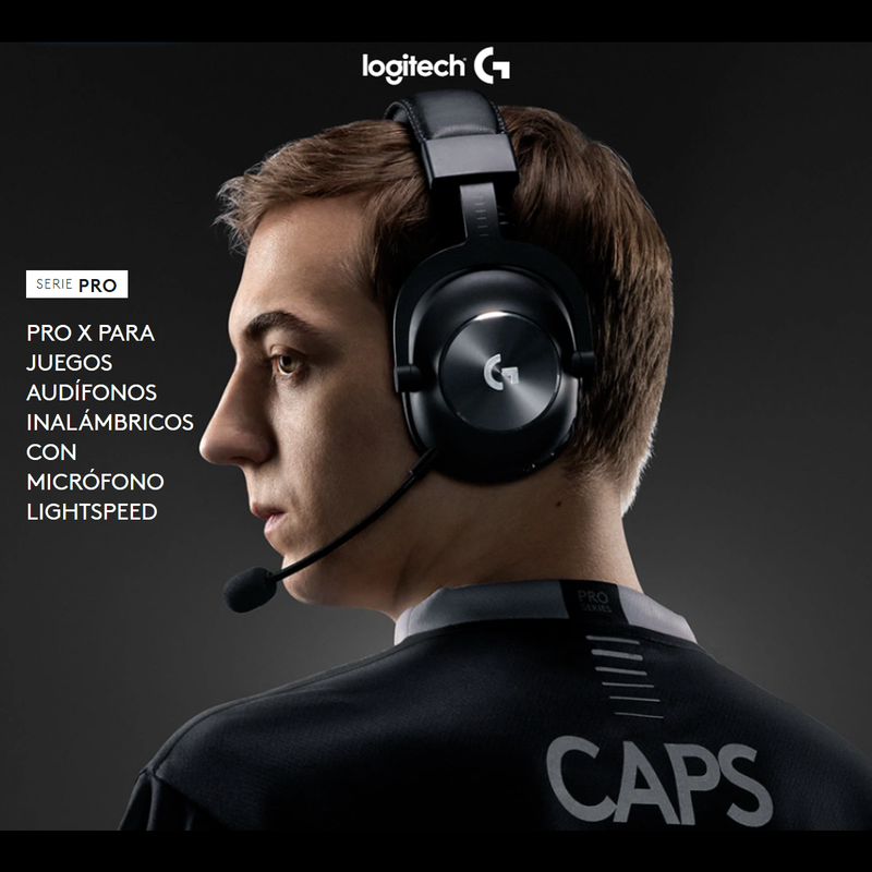 Diadema Gamer Profesional Logitech G Pro X Wireless 7.1 Dts