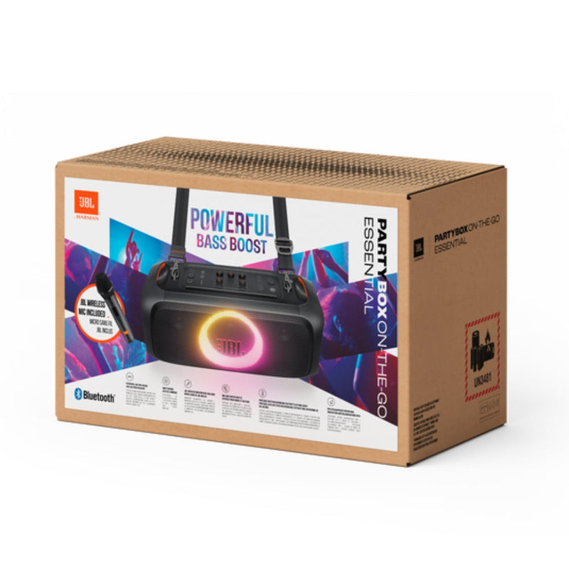 Jbl Partybox On-the-go Essential, Altavoz Portátil Luces Microfono