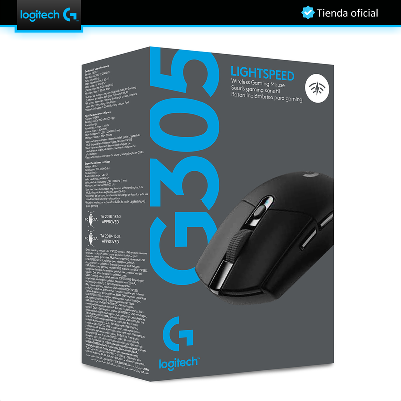 Mouse Gamer Inalámbrico Logitech G305 / 12000dpi - Negro