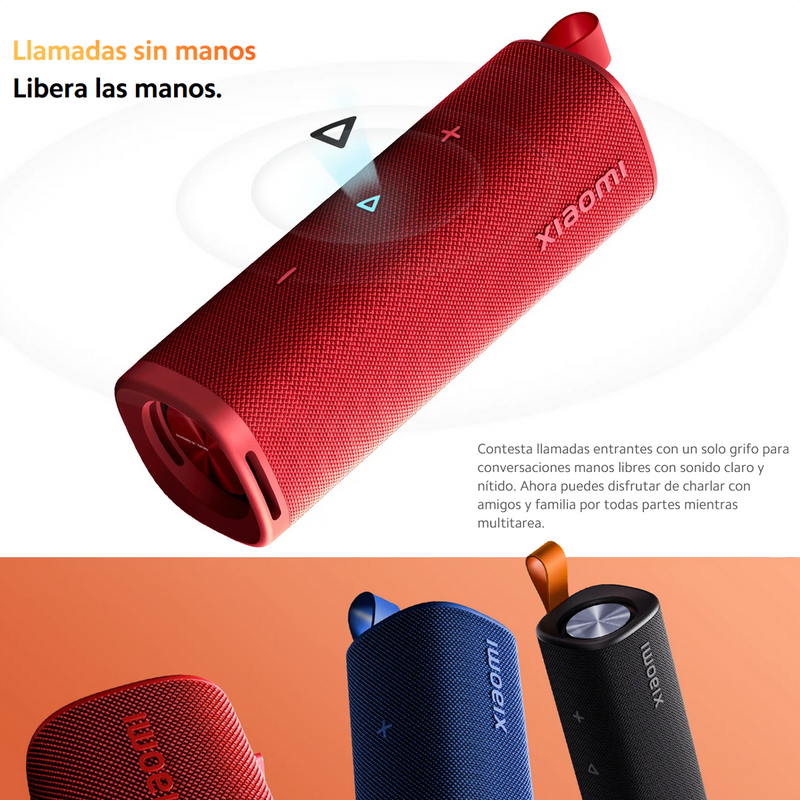 Xiaomi Sound Outdoor, Parlante Bt Portátil 30w Ip67 Tws, Azul