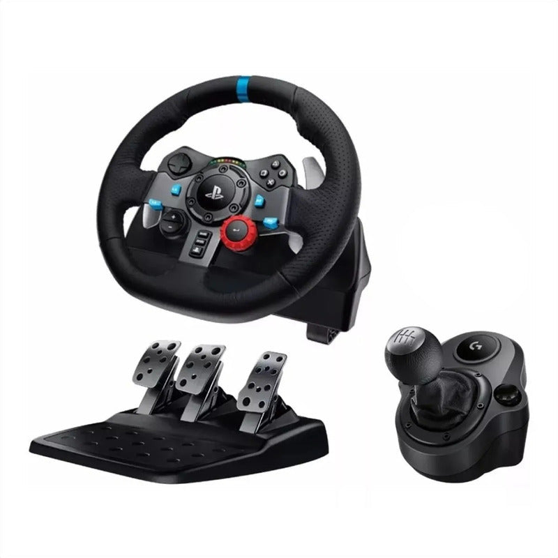 Volante Logitech G29 para PS5, PS4, PS3 y PC + Palanca de Cambios