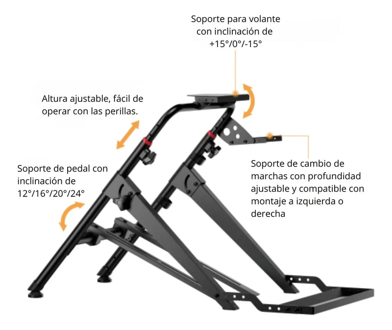 Ultimate Racing Kit Timón Logitech G29 + Palanca + Soporte5