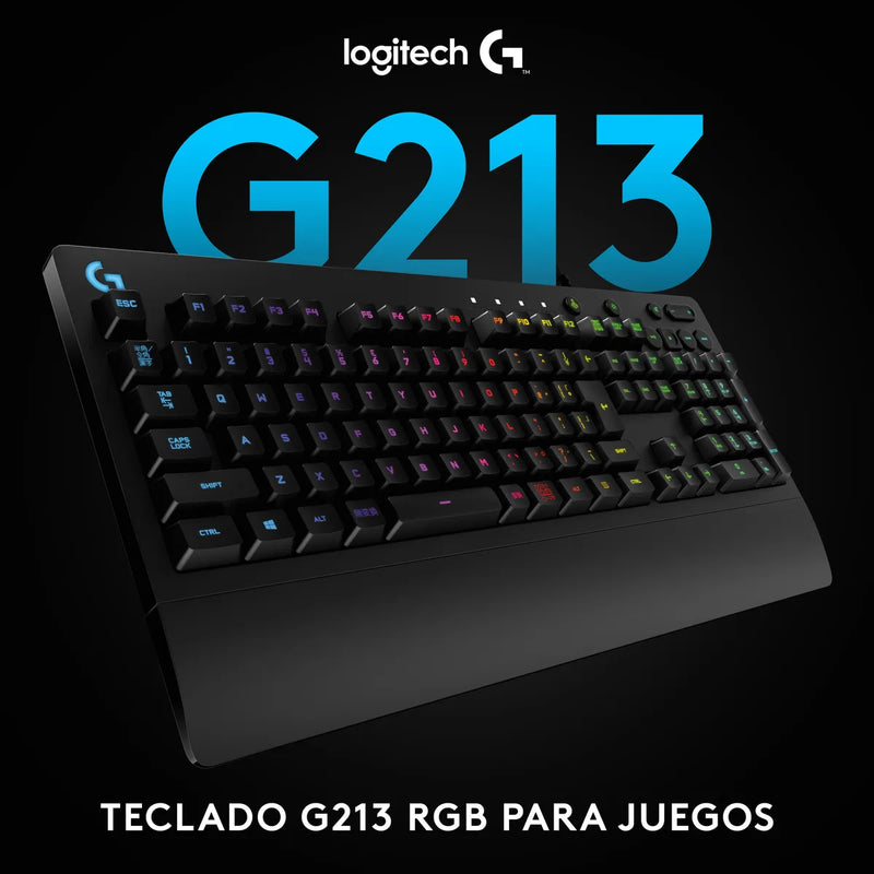 Combo Gamer Logitech G Teclado G213 + Mouse G502 Hero