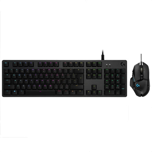 Combo Gamer Logitech Teclado Mecánico G513 + Mouse G502 Hero