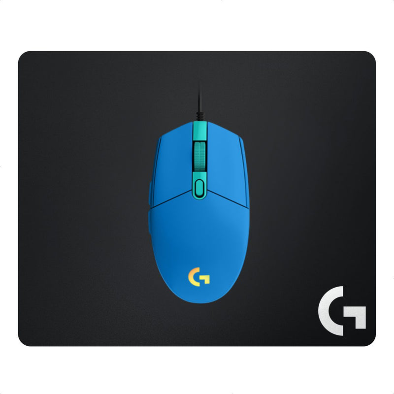 Combo Gamer Logitech Mouse G203 RGB Azul+ Pad Mouse G240