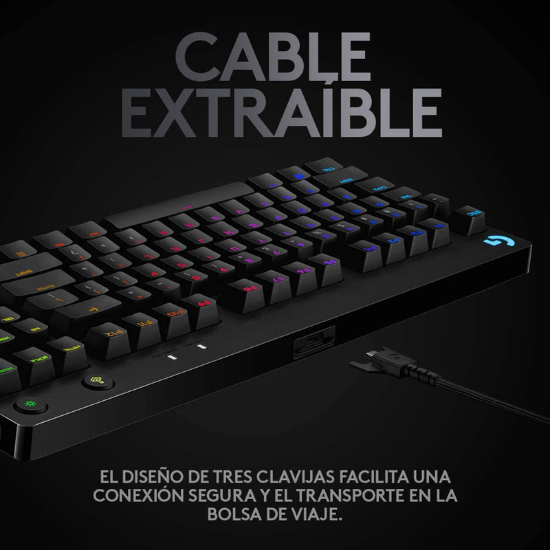 Teclado Gamer Mecánico Profesional Esports Logitech G Pro