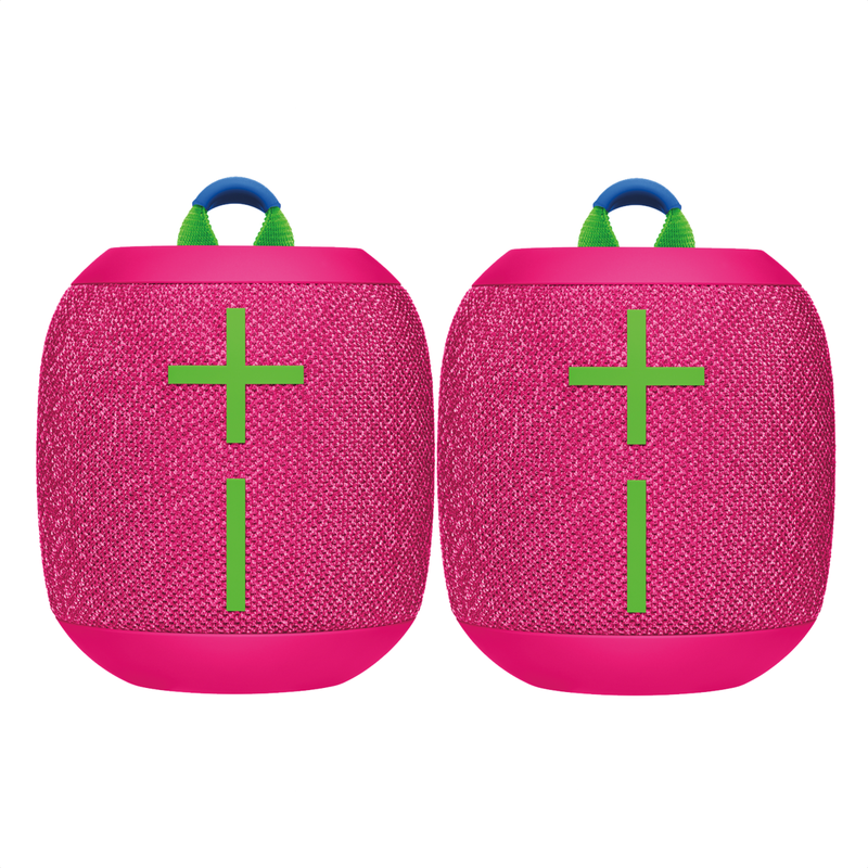 Parlante Impermeable Bluetooth Ultimate Ears Wonderboom 3 Hyper Pink Pack x 2