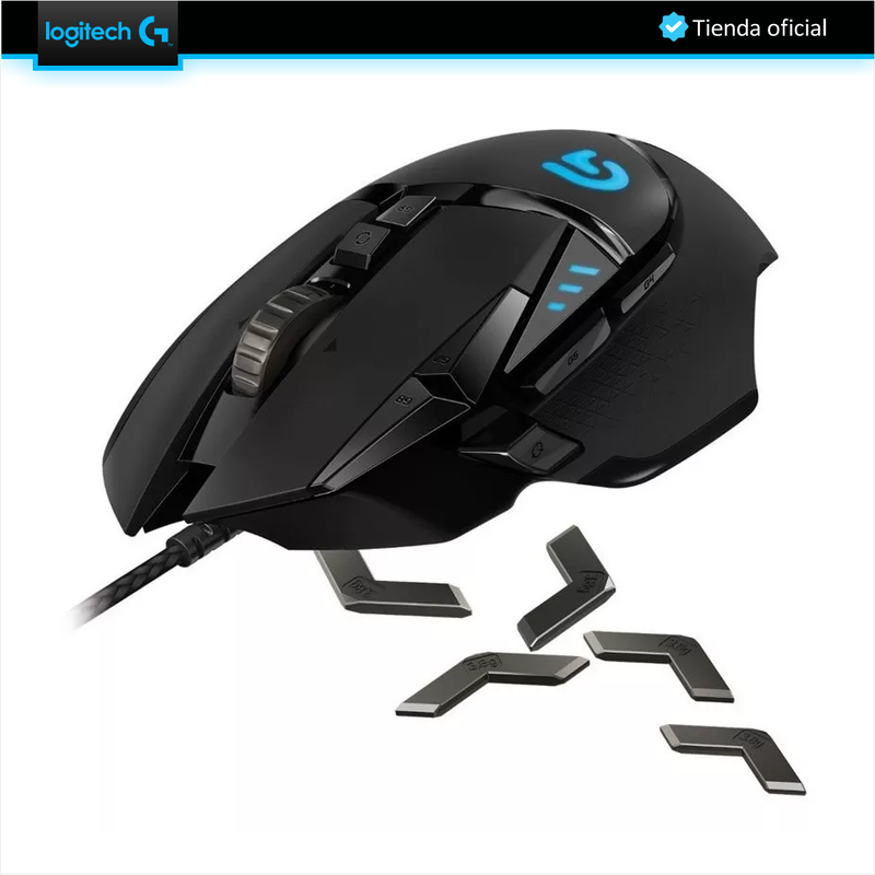 Combo Gamer Logitech: Mouse G502 Hero Rgb + Pad Mouse G240
