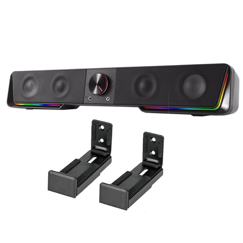 Barra De Sonido Gamer Redragon Gs570 Darknets Rgb + Soporte