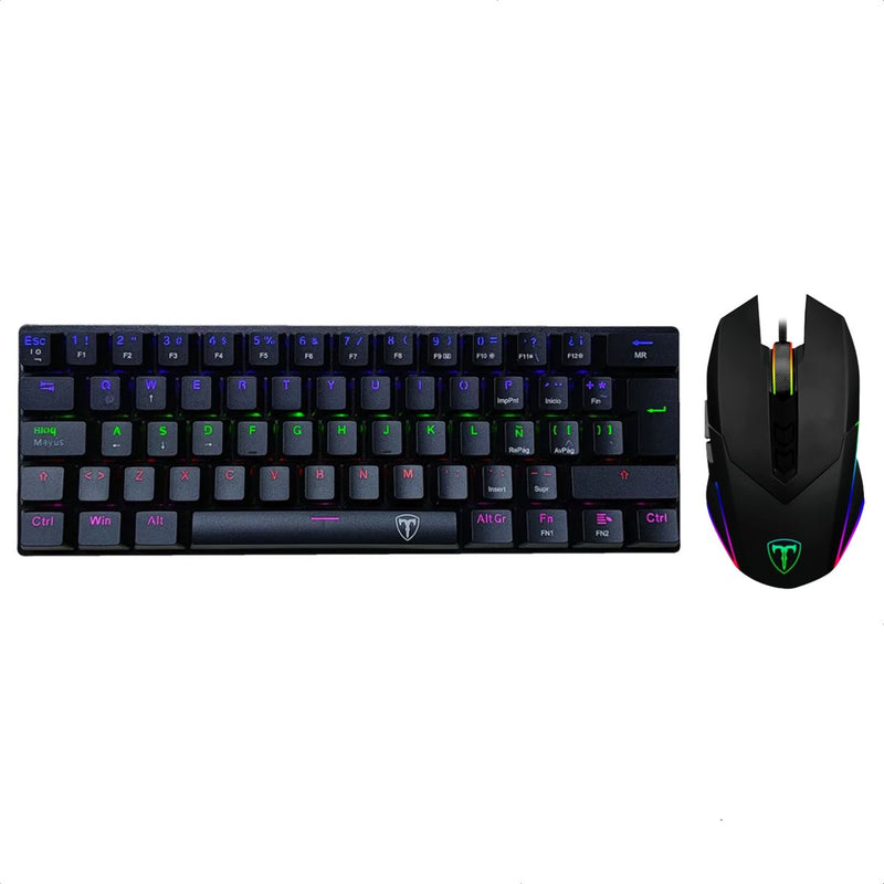 Combo T-dagger Teclado Arena Blk + Mouse Lieutenant T-tgm301