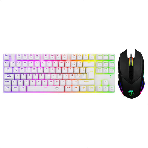 Combo T-dagger Teclado Arena Wht + Mouse Lieutenant T-tgm301